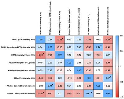 Direct but Not Indirect Methods Correlate the Percentages of Sperm With Altered Chromatin to the Intensity of Chromatin Damage